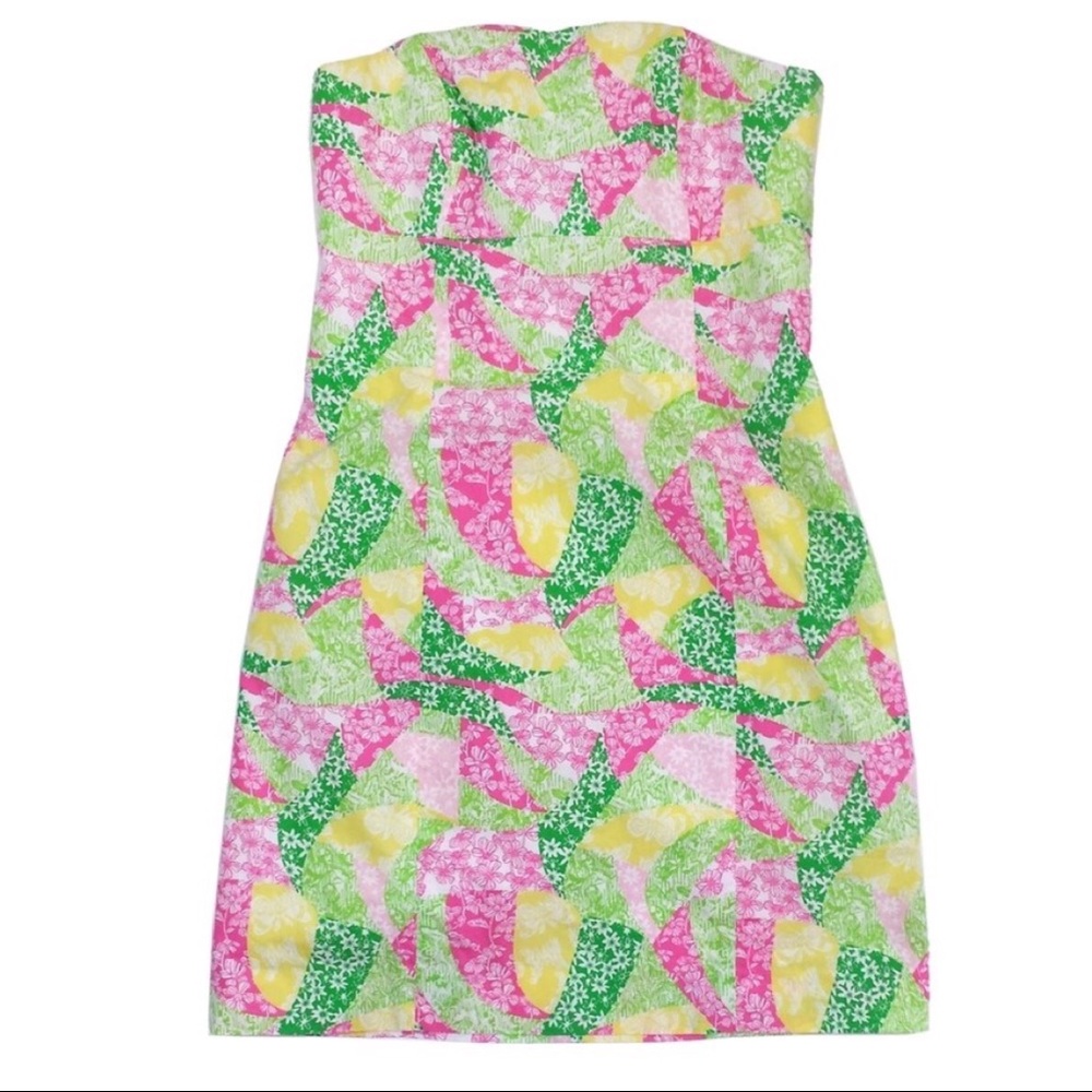 Lilly Pulitzer strapless dress